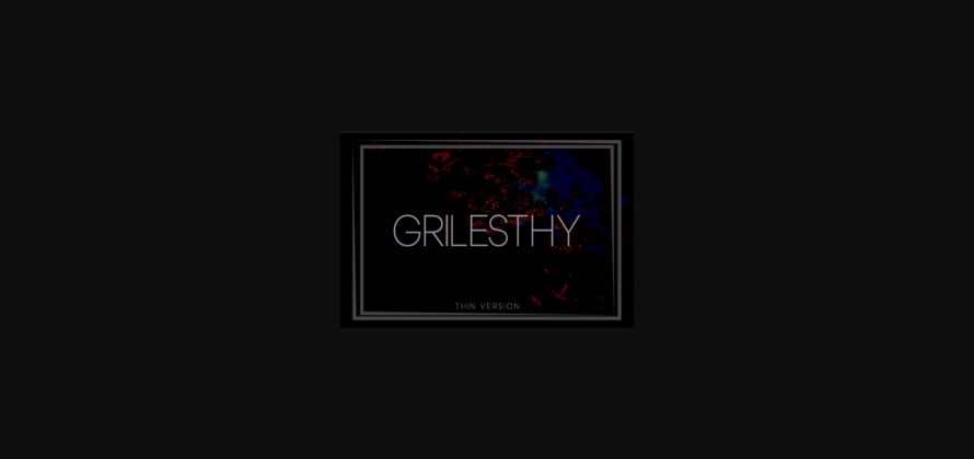 Grilesthy Thin Font Poster 3