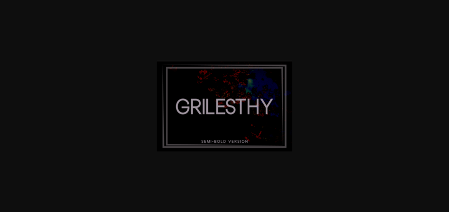 Grilesthy Semi-Bold Font Poster 3