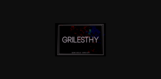 Grilesthy Semi-Bold Font Poster 1
