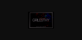 Grilesthy Extra Light Font Poster 1