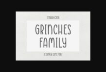 Grinches Family Font Poster 1