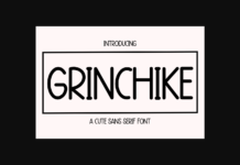 Grinchike Font Poster 1