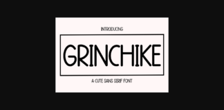 Grinchike Font Poster 1