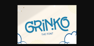 Grinko Font Poster 1