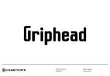 Griphead Font Poster 1