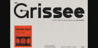 Grissee Font Poster 1