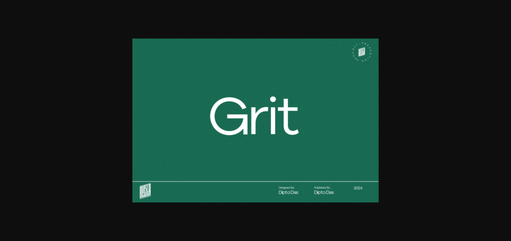 Grit Font Poster 3