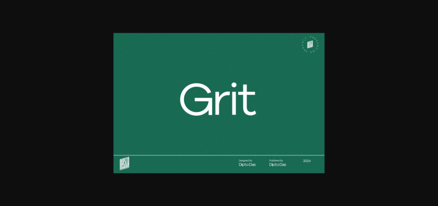 Grit Font Poster 3