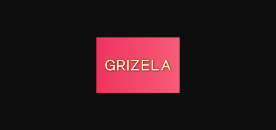 Grizela Font Poster 3