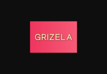 Grizela Font Poster 1