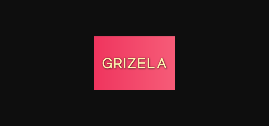 Grizela Font Poster 1