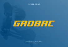 Grobac Font Grobac Font Poster 1