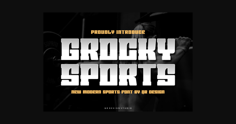 Grocky Sports Font Poster 3