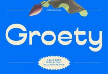 Groety Font Poster 1