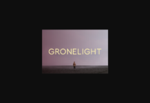 Gronelight Font Poster 1