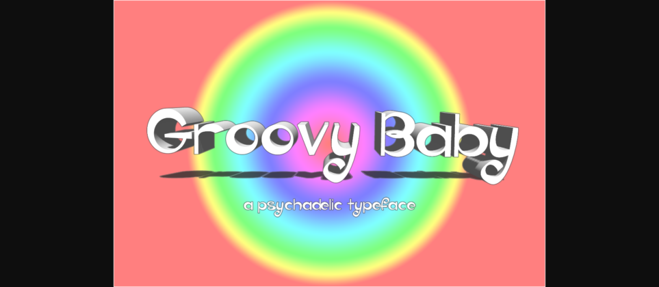 Groovy Baby Font Poster 1