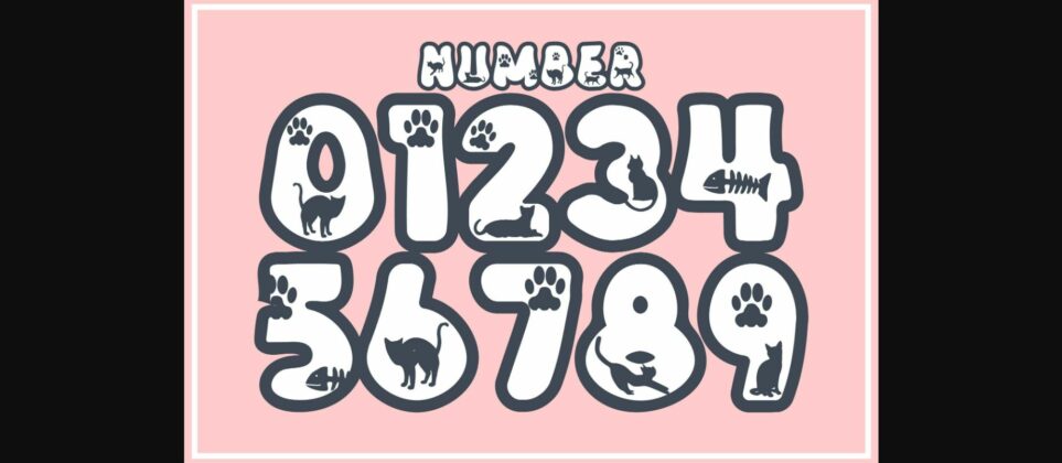 Groovy Cat Font Poster 5