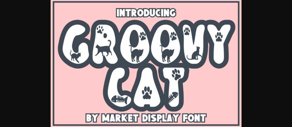 Groovy Cat Font Poster 3
