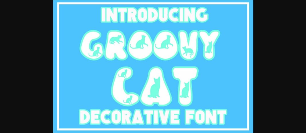 Groovy Cat Font Poster 3