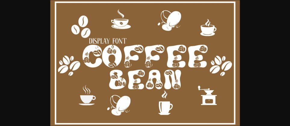 Groovy Coffee Font Poster 3