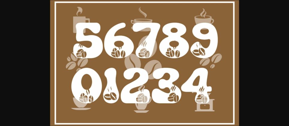 Groovy Coffee Font Poster 5