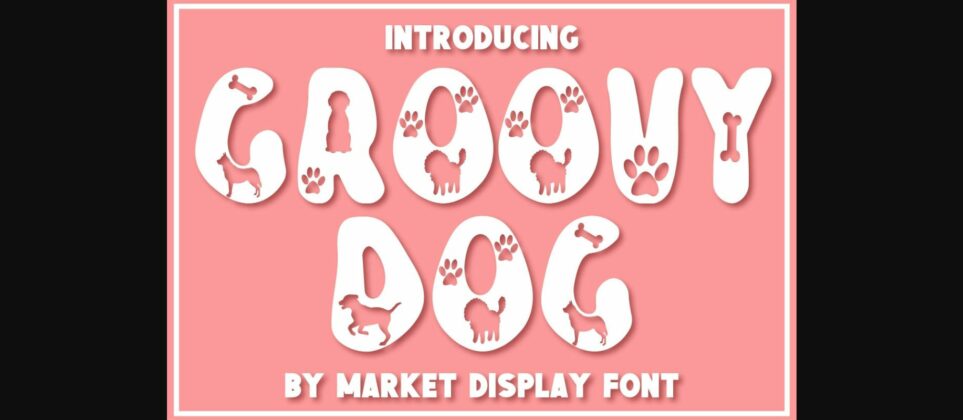Groovy Dog Font Poster 3