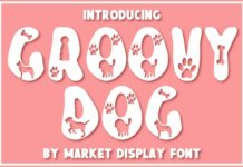 Groovy Dog Font Poster 1