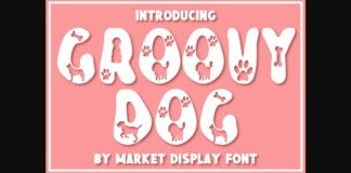 Groovy Dog Font Poster 1