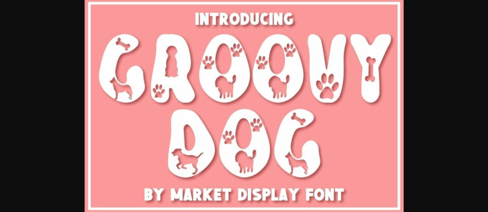 Groovy Dog Font Poster 1