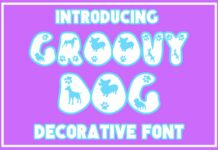 Groovy Dog Font Poster 1