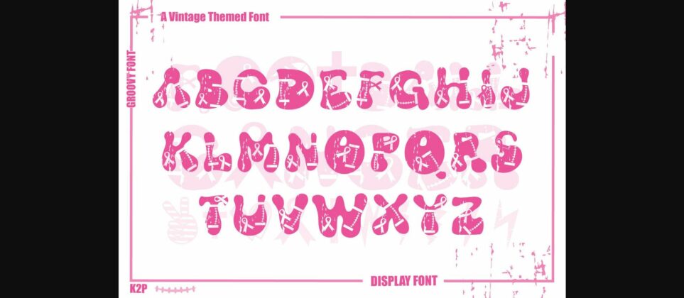 Groovy Fb Cancer Font Poster 4
