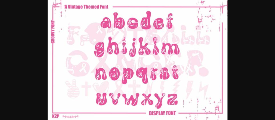 Groovy Fb Cancer Font Poster 5
