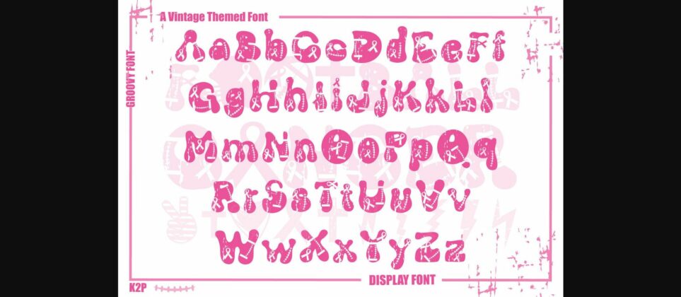 Groovy Fb Cancer Font Poster 6