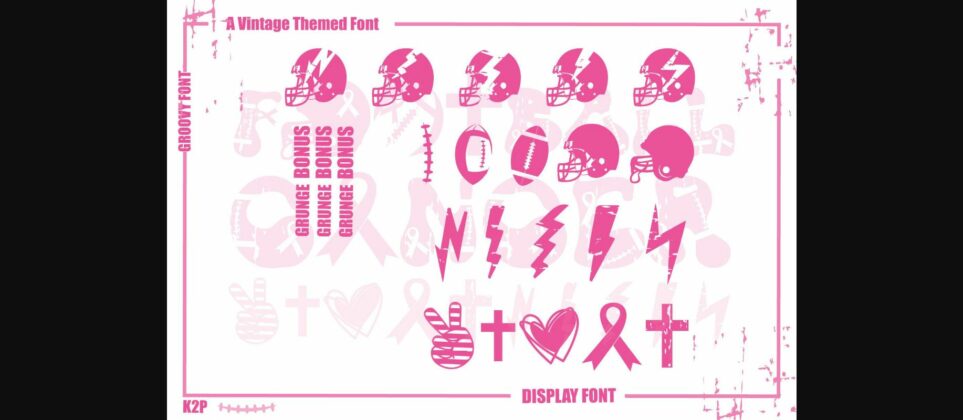 Groovy Fb Cancer Font Poster 9