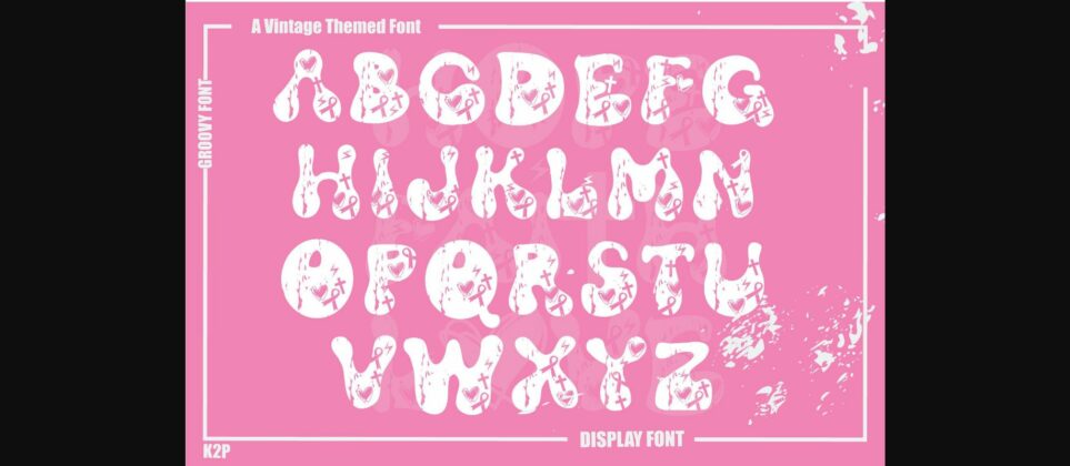 Groovy Faith Hope Love Font Poster 4