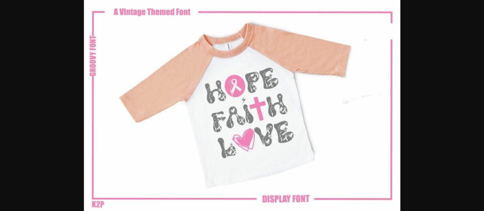 Groovy Faith Hope Love Font Poster 10