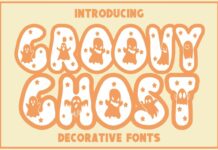 Groovy Ghost Font Poster 1