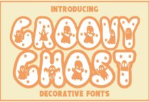 Groovy Ghost Font Poster 1