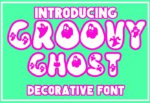 Groovy Ghost Font Poster 1