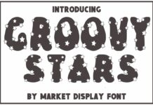 Groovy Stars Font Poster 1
