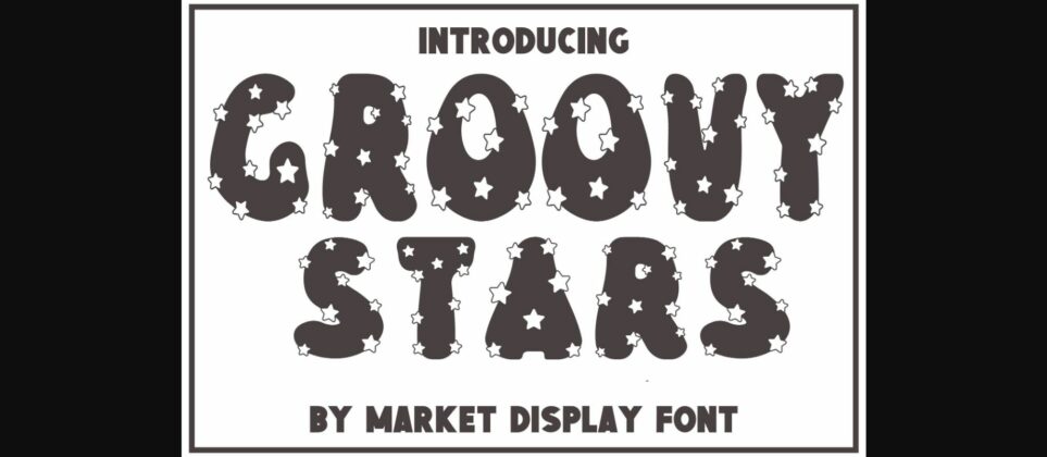 Groovy Stars Font Poster 1