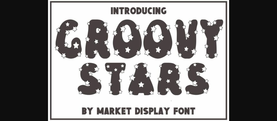 Groovy Stars Font Poster 1