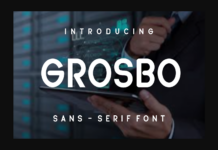 Grosbo Font Poster 1