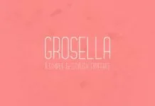 Grosella Font Poster 1