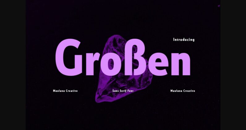 Großen Font Poster 3