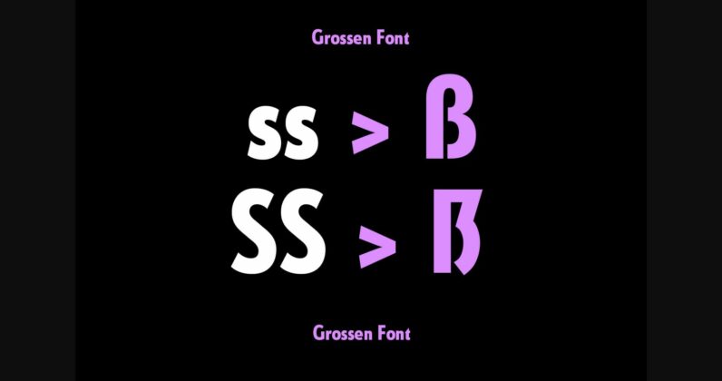 Großen Font Poster 5