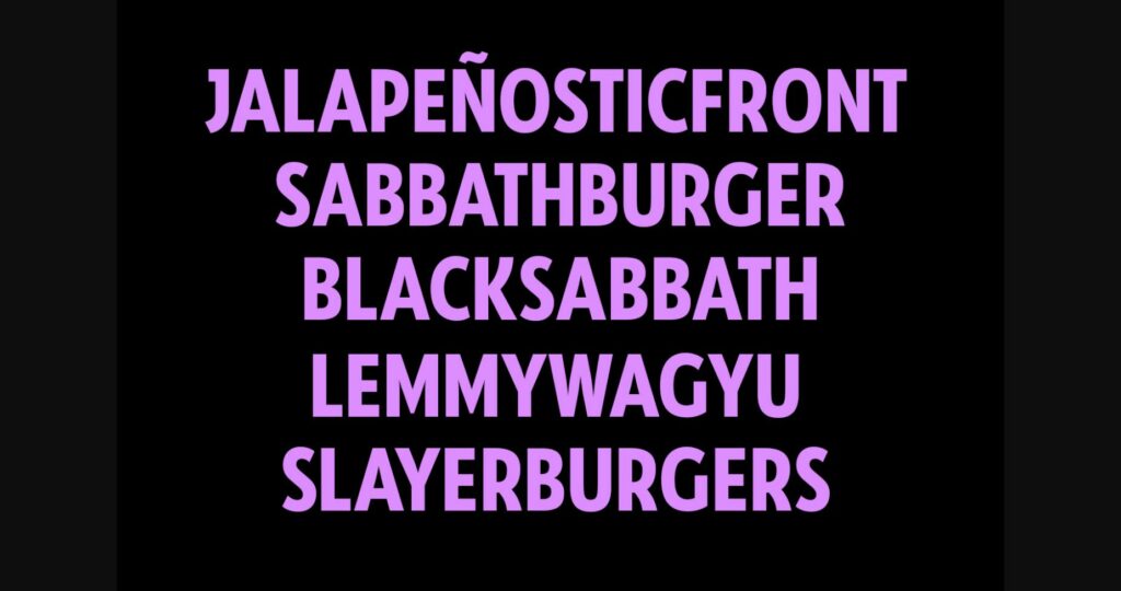 Großen Font Poster 6