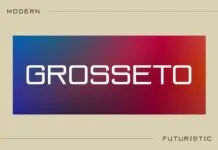 Grosseto Font Poster 1