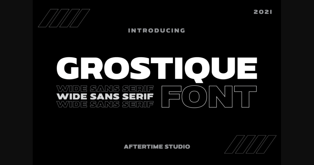 Grostique Font Poster 3