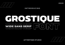 Grostique Font Poster 1